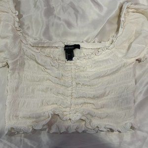 Drawstring Crop Top